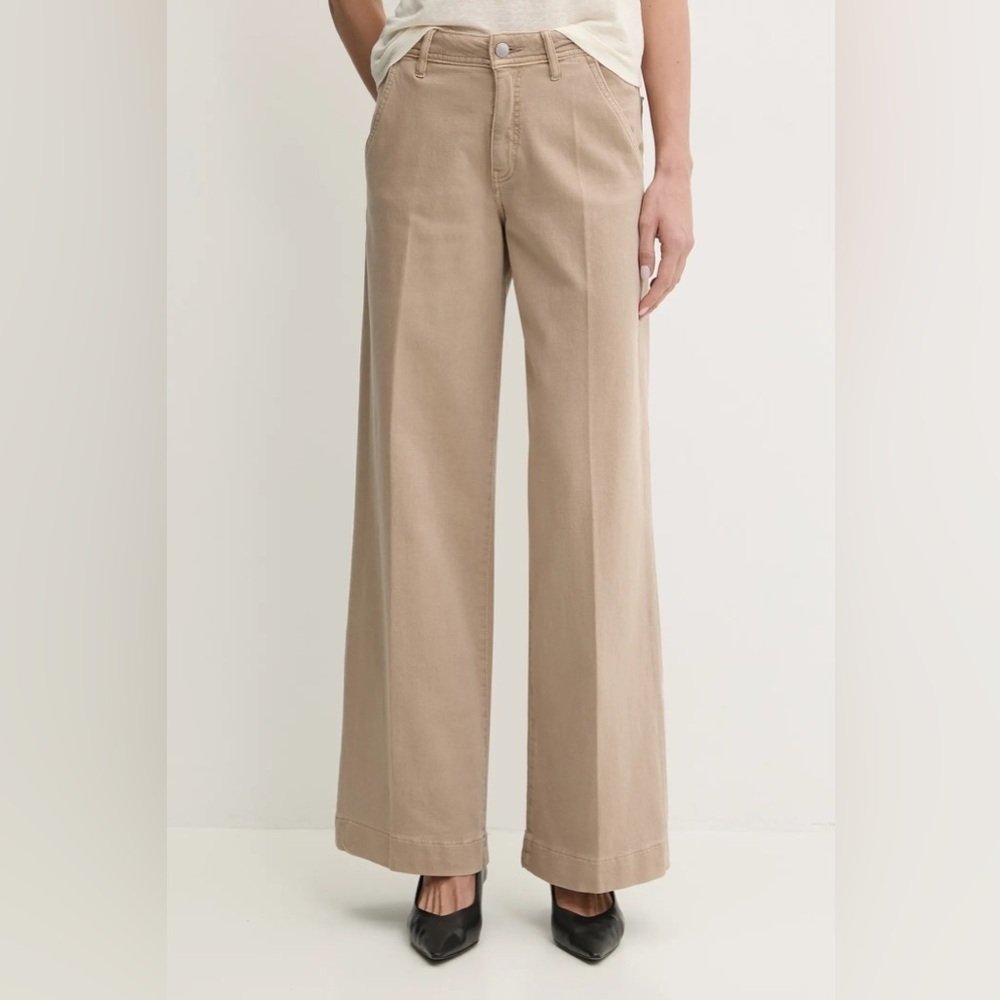 New Guess Tan Wide-Leg Jeans SZ 24